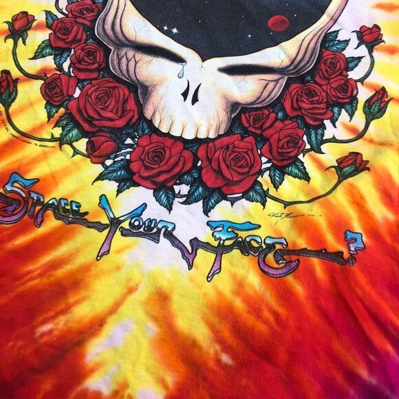 VINTAGE 1992 The Grateful Dead Tie Dye Graphic T Shirt XL - Picture 10 of 16